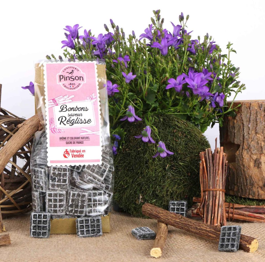 Confiserie Pinson : photo d'un paquet de bonbon réglisse