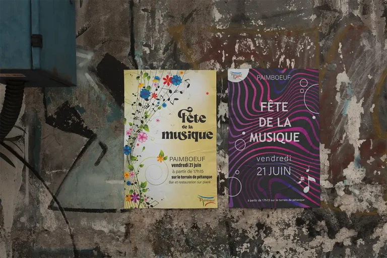 Affiches de la fête de la musique