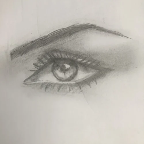 Dessin d'un oeil
