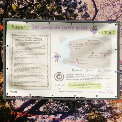 Mock up bannière association Pays de Retz – carte des parcelles