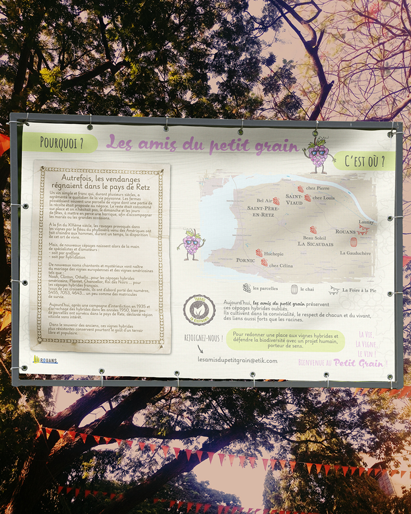 Mock up bannière association Pays de Retz – carte des parcelles